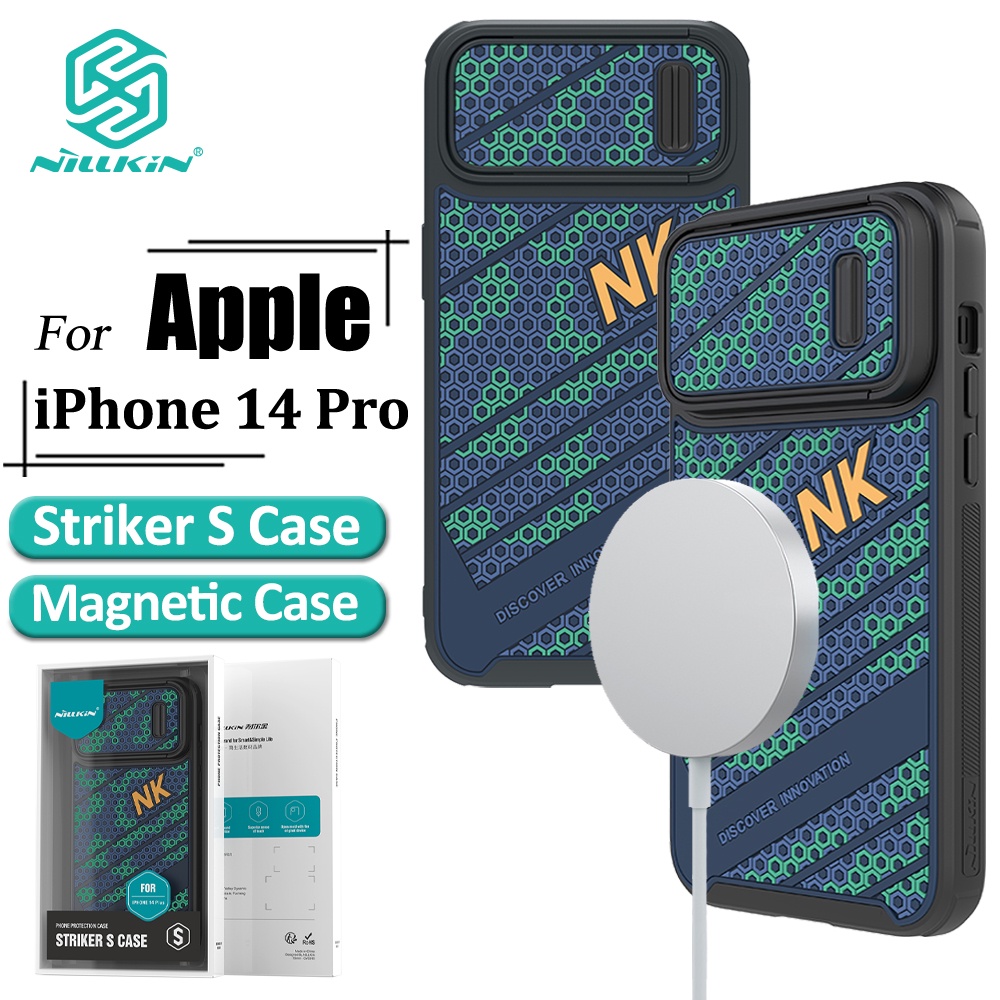 Ốp Điện Thoại NILLKIN Chống Sốc Họa Tiết Tổ Ong Cho iPhone 14 Pro