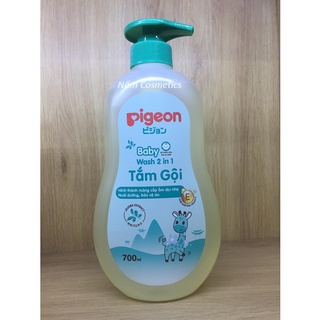 Sữa tắm gội cho bé 2 trong1 pigeon 700ml