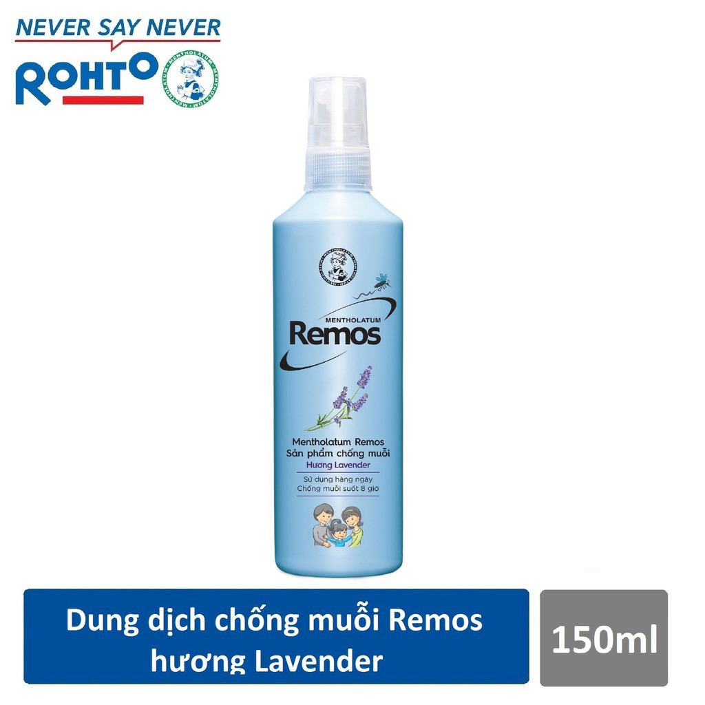 Dung Dịch Chống Muỗi Rohto Metholatum Remos Hương Lavender 150ml