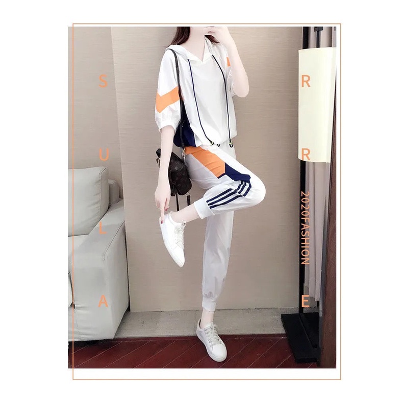 Bộ Đồ Thể Thao Dáng Rộng Thời Trang Mùa Hè Giản Dị Dành Cho Nữ