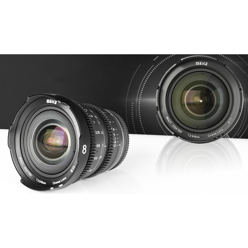 Ống kính MEIKE 8mm T2.9 Cine Mini Prime Lens Announced