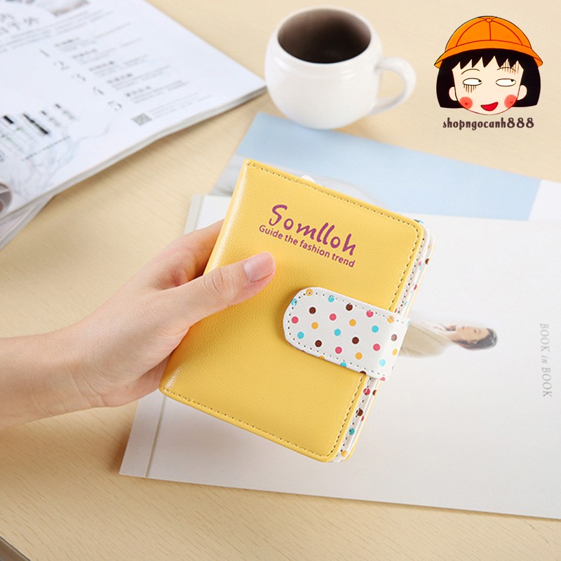 Ví Ngắn Nữ Chấm Bi Sam Sam Đến Rồi Nhiều Màu Sắc Phong Cách Hàn Quốc ! | BigBuy360 - bigbuy360.vn