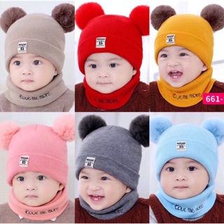 Combo sỉ 8 sét khăn mũ cho bé