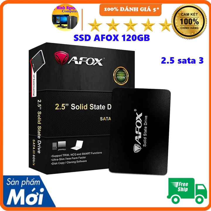 ổ ssd 120GB AFOX 2.5 Sata 3 Chính hãng BH 3 Năm