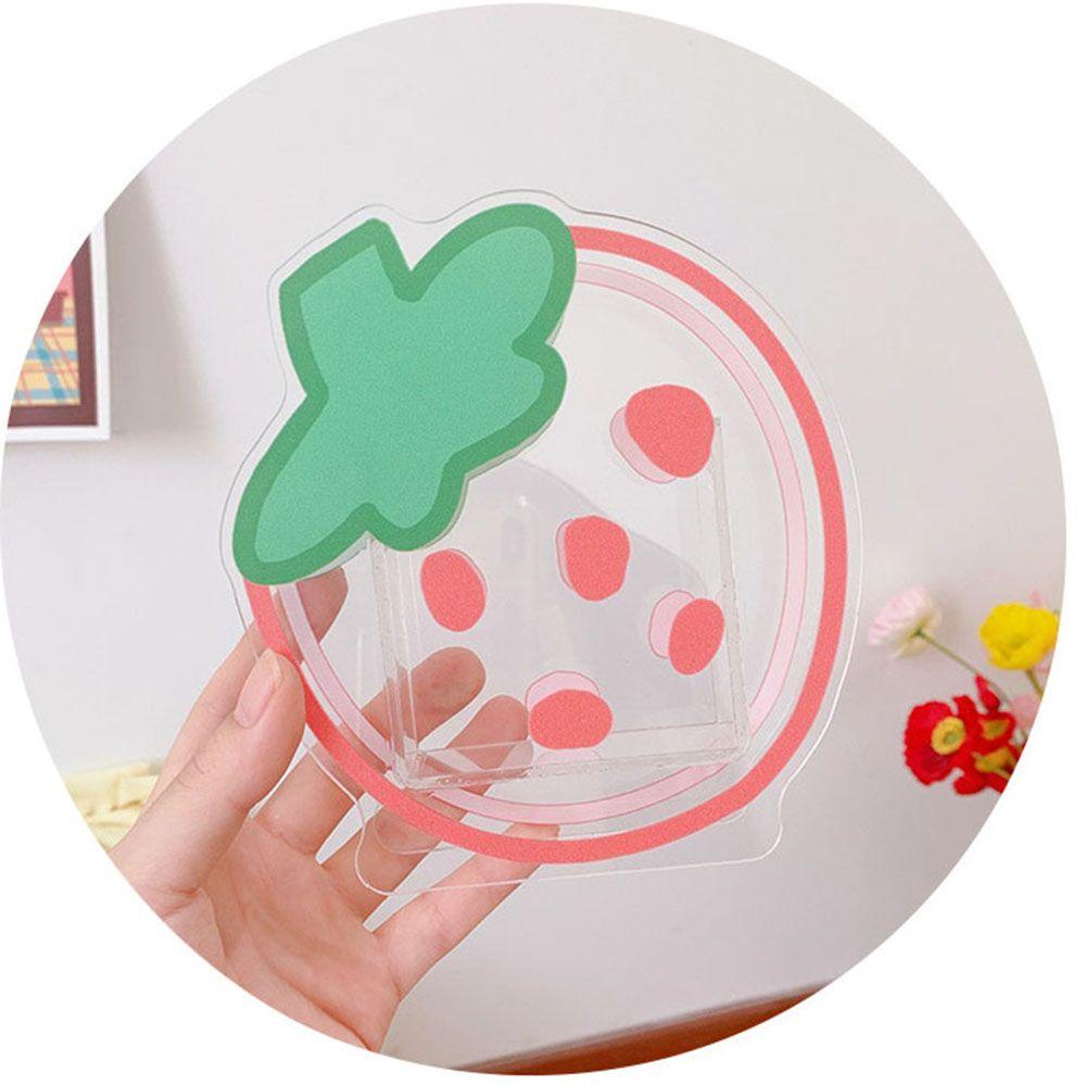 PISTA Giá Đỡ Bút Bằng Acrylic Hình Chú Gấu Dễ Thương Để Bàn Tiện Dụng