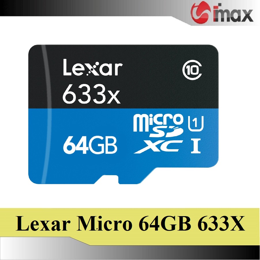 Thẻ nhớ Lexar Micro SDXC 633X 64GB (95MB/s)