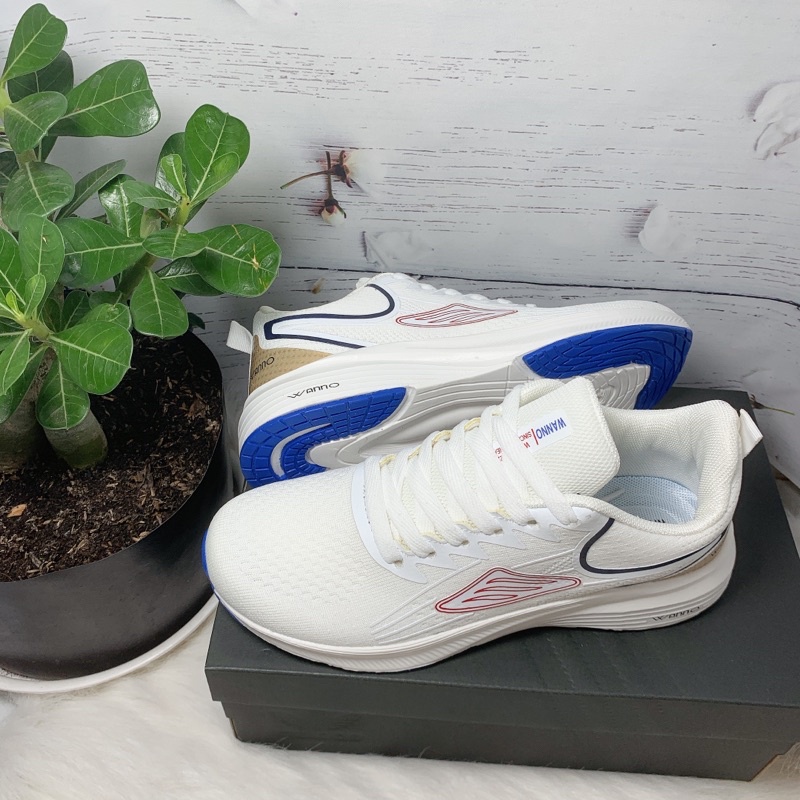 Giày thể thao nam Wanno chính hãng trắng mới 2022 xịn kèm hộp 712