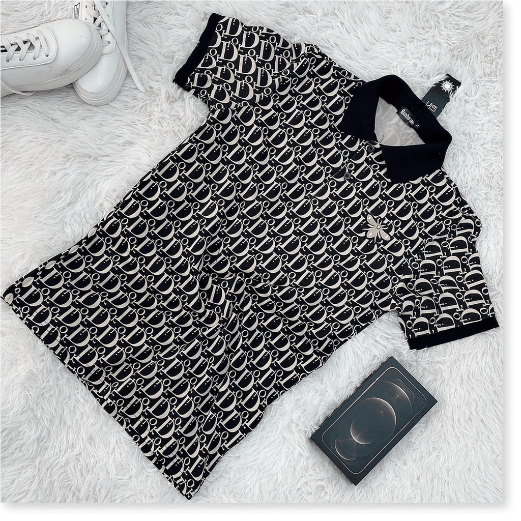 Áo Thun Nam Tay Ngắn Thêu Họa Tiết Lịch Lãm, Sang Trọng HP