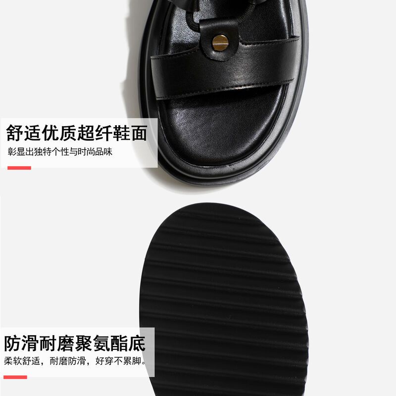 Sandal Đế Dày Cổ Cao Phong Cách Mới