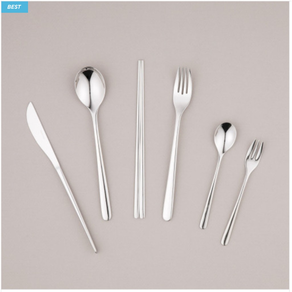 1 Muỗng Edelkochen Inox 304 bóng màu bạc, màu vàng hoặc màu đồng