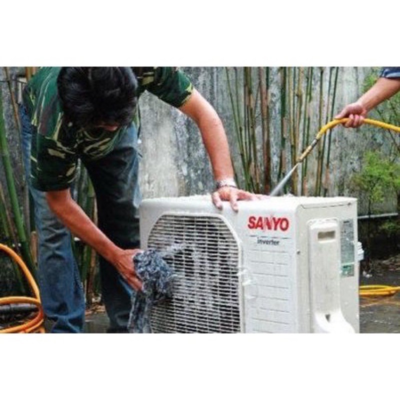 Trọn bộ máy bơm vệ sinh máy lạnh, rửa xe LS-906