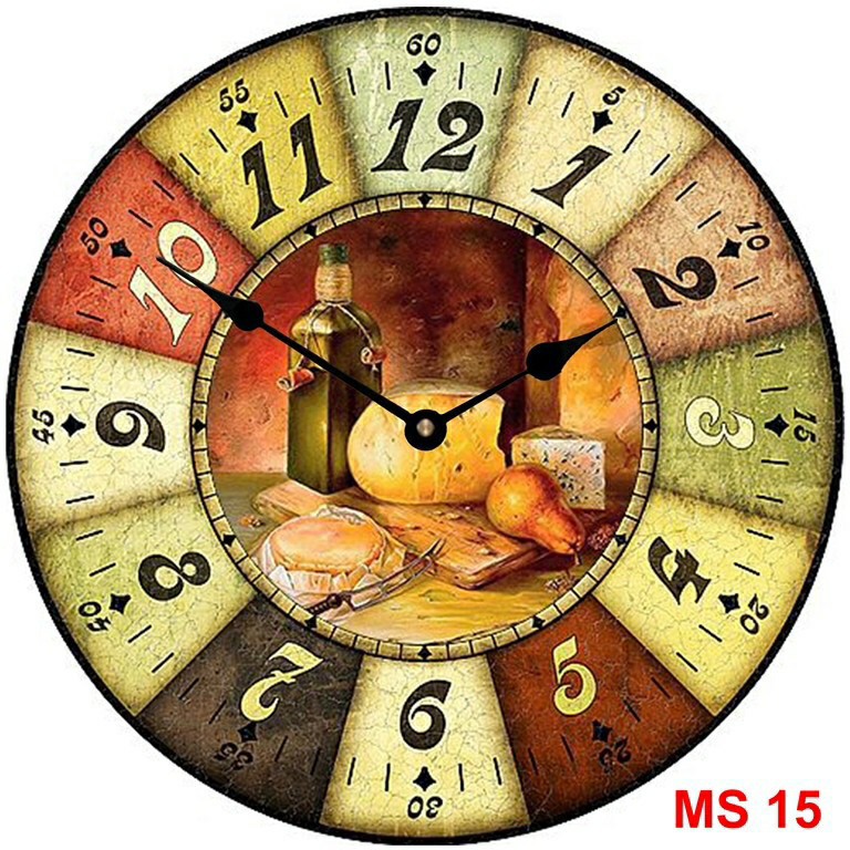 [SALE CỰC SỐC] Đồng hồ treo tường phong cách cổ MS15