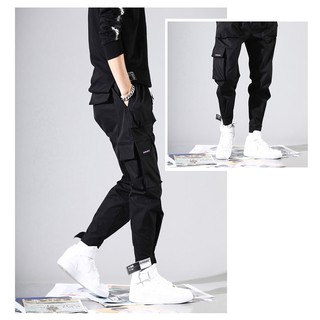 [HÀNG HOT 2020] QUẦN JOGGER KAKI DÁN GẤU CHỮ TÚI HỘP CHẤT XIN - 2 MÀU