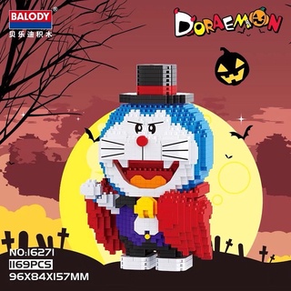 Mô hình lắp ráp lego 3d Doảemon phiên bản halloween
