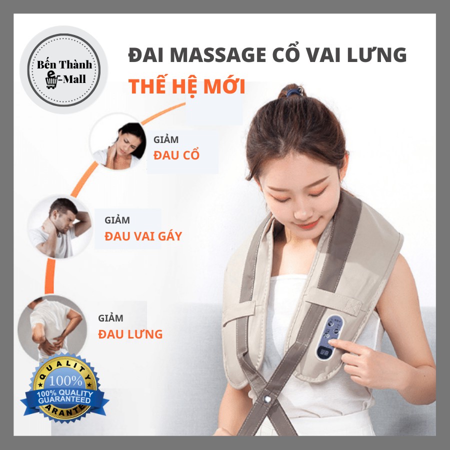 Sale Máy mát xa cầm tay, Máy Massage Vai, Lưng, Cổ, Gáy đem lại sự thoải mái cho người dùng, Xả stress, Bảo hành uy tín