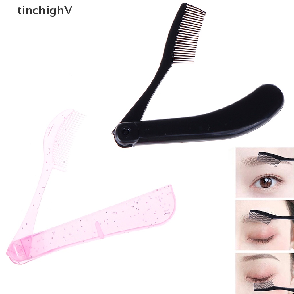 [Hàng mới về] Lược gấp chải lông mi / lông mày tiện dụng màu ngẫu nhiên