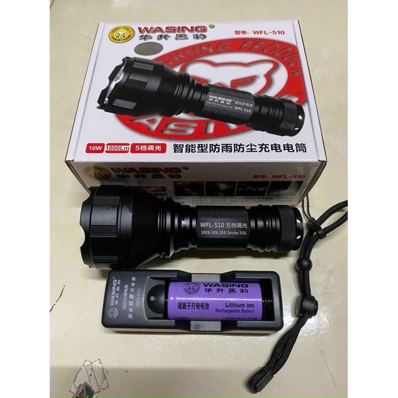 đèn pin siêu sáng WASING 510