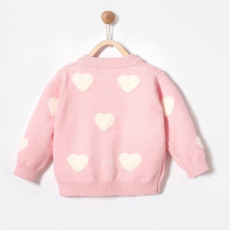 Áo Khoác Cardigan Len Phong Cách Hàn Quốc Cho Bé Gái