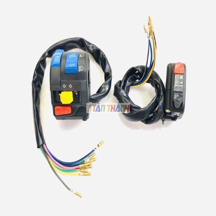 Cùm Công Tắc Fz Nút Xanh K4 MS1710