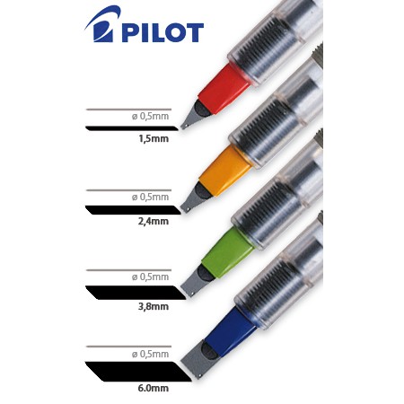 Bút Gothic Pilot Parallel Bút mài thầy Ánh luyện viết chữ đẹp cao cấp ngòi 1.5mm - 6.0mm