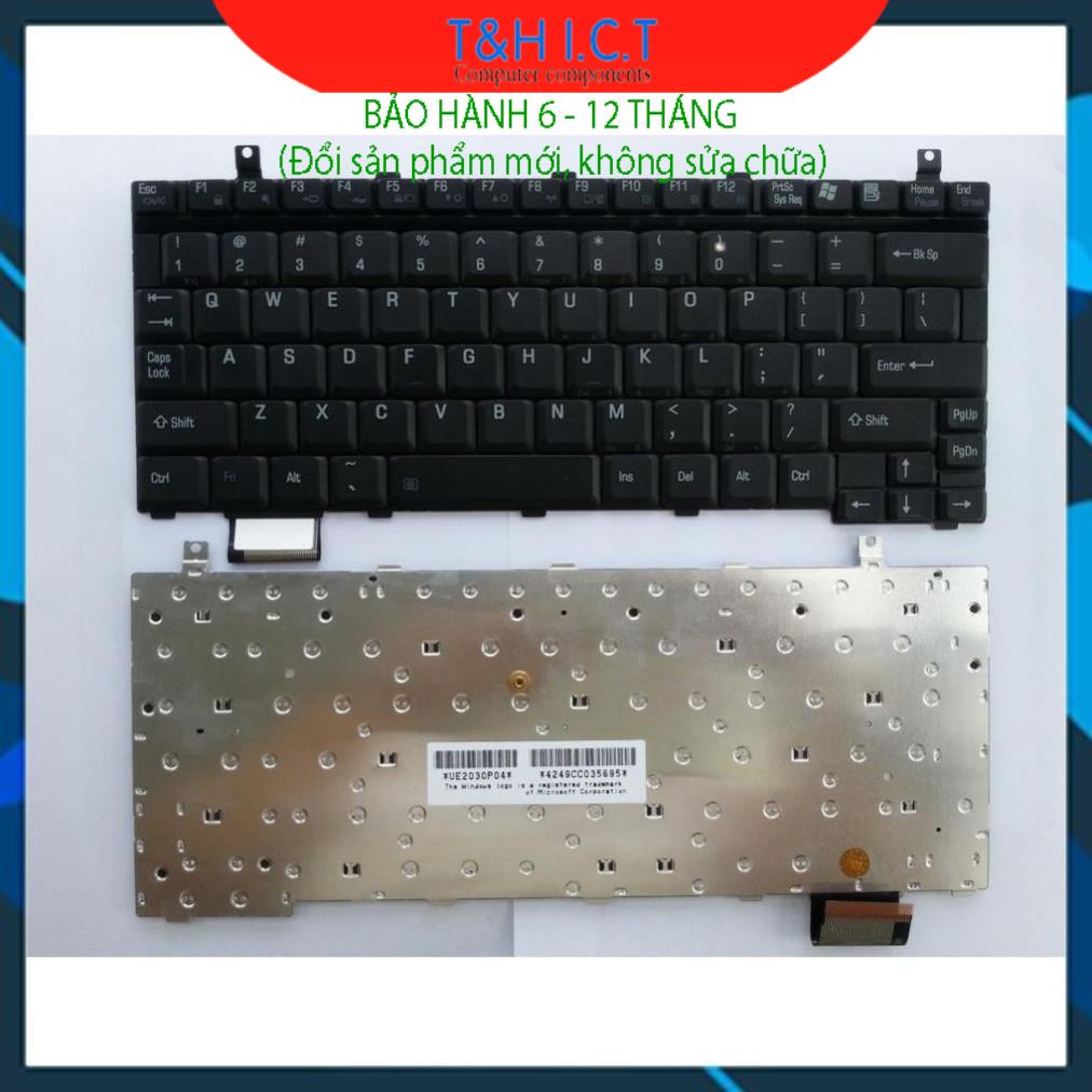Bàn phím laptop Toshiba Tecra M6, Satellite U200 U205, Portege M200 M205 M400 M500 M600 – U200  - BH