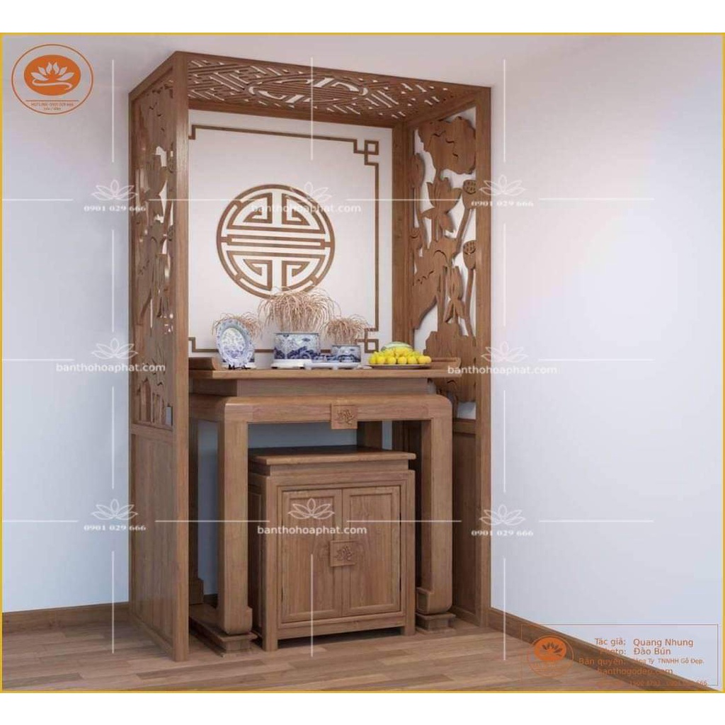 Bàn Thờ Đứng BT 3435 - Đẹp Cao Cấp