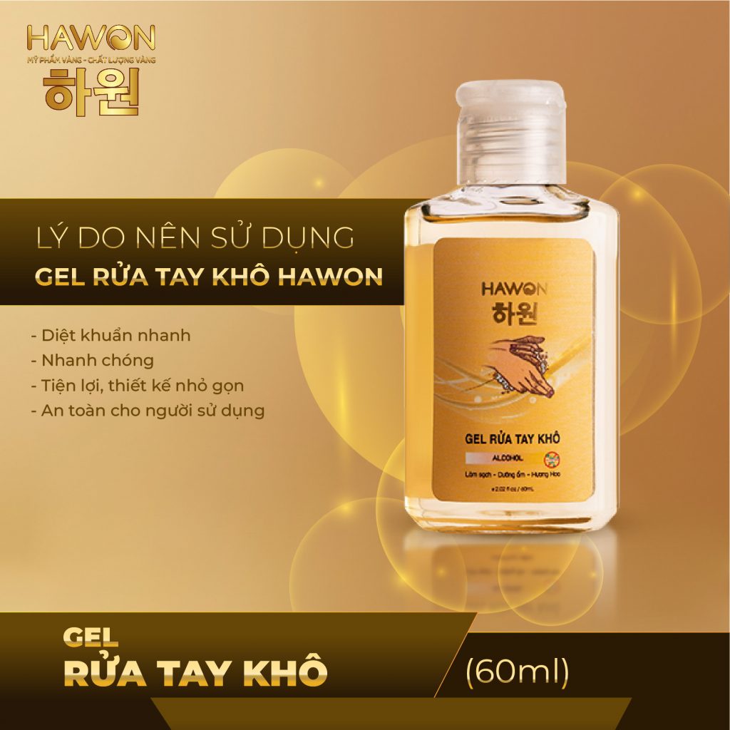Gel Rửa Tay Khô HAWON - 60ml
