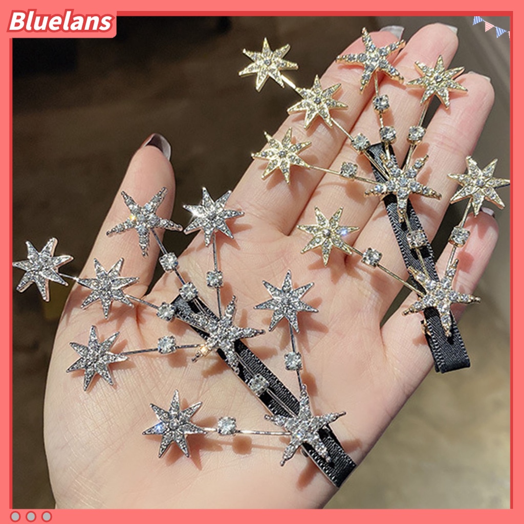 Kẹp Tóc Hình Ngôi Sao Đính Đá Lấp Lánh Thời Trang 48h