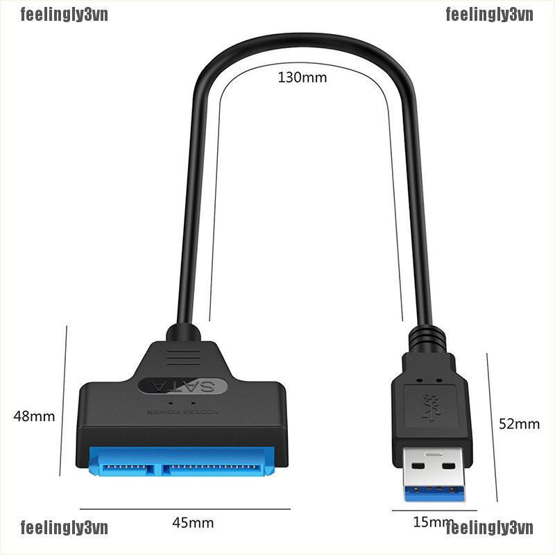 ❤ADA❤ Cáp chuyển đổi USB 3.0 thành đầu đọc thẻ SATA 2.5" chuyên dụng TO