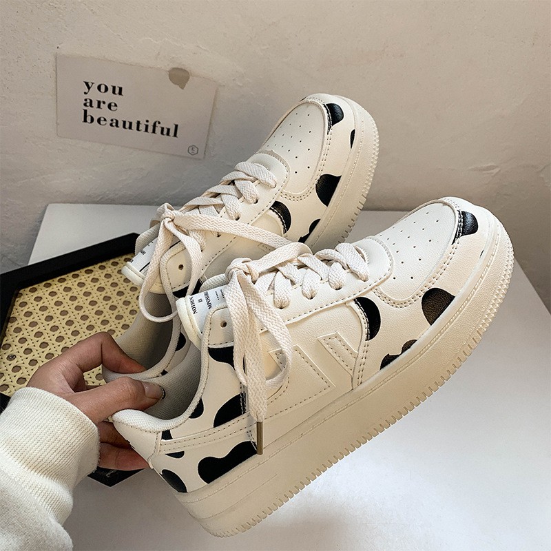 Giày bò sữa giày sneaker nữ [Hot 2021] - HÀNG MỚI VỀ - BẢO HÀNH 1 ĐỔI 1 | BigBuy360 - bigbuy360.vn