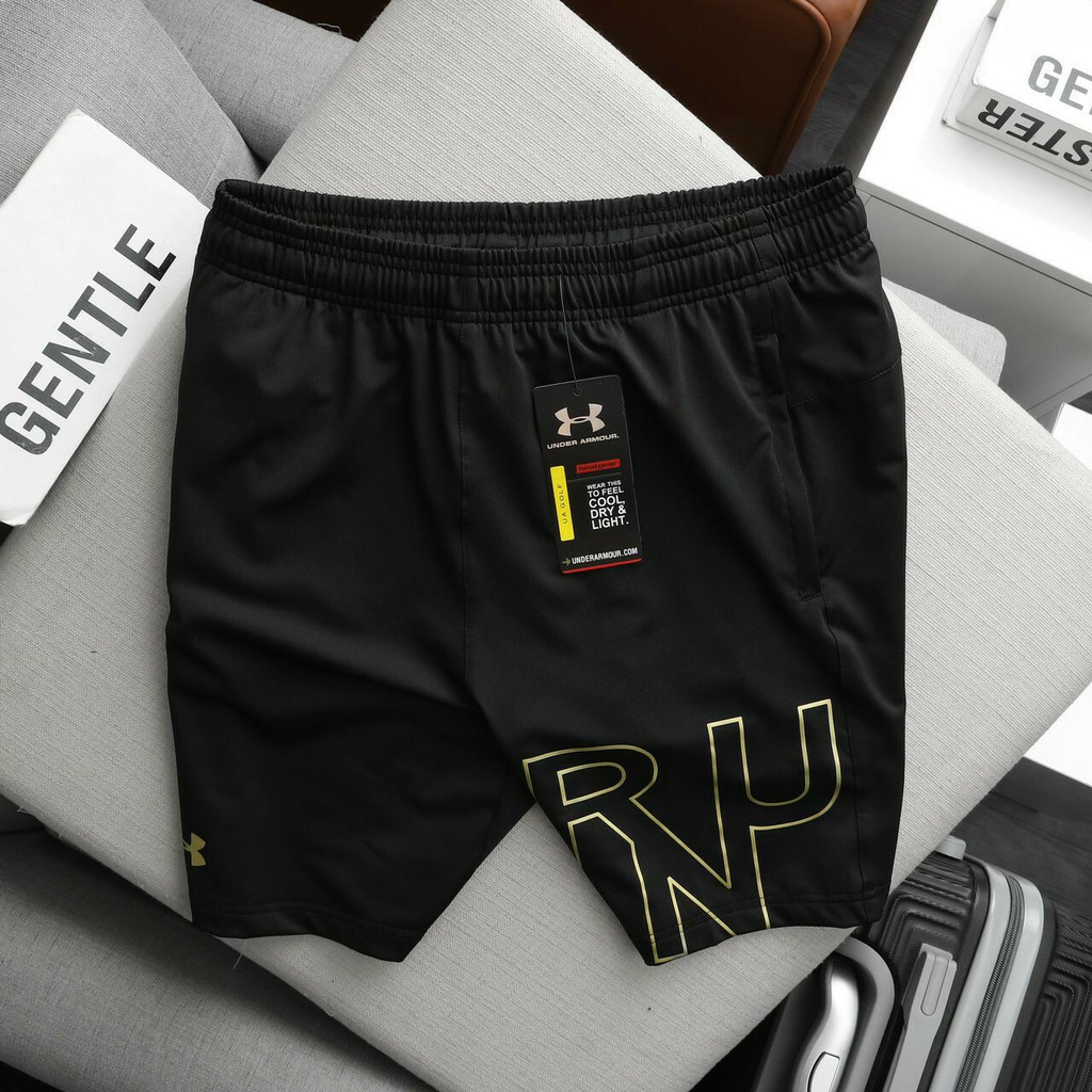 Quần Short Nam Thể Thao Running Tập Gym Chất Thun Thoáng Mát || Under Armour || 3 Màu