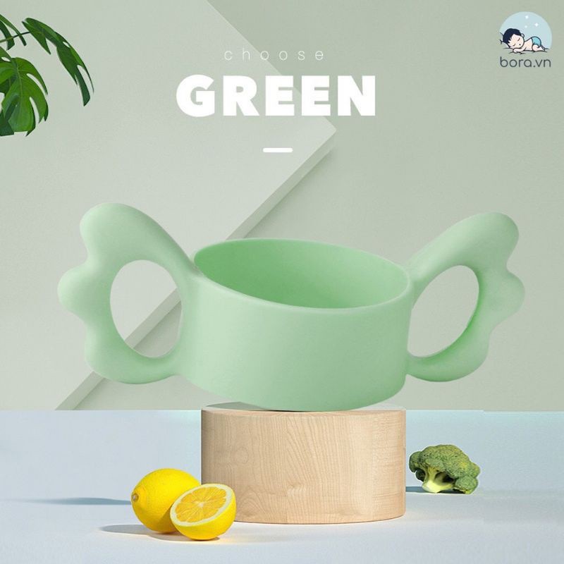 Tay cầm bình sữa Avent, Moyuum silicon, phù hợp với tất cả bình cổ rộng