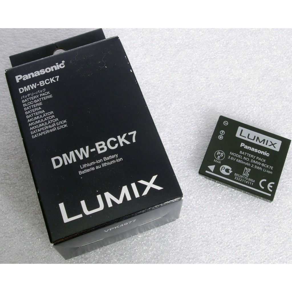 Pin thay thế pin máy ảnh Panasonic DMW-BCK7