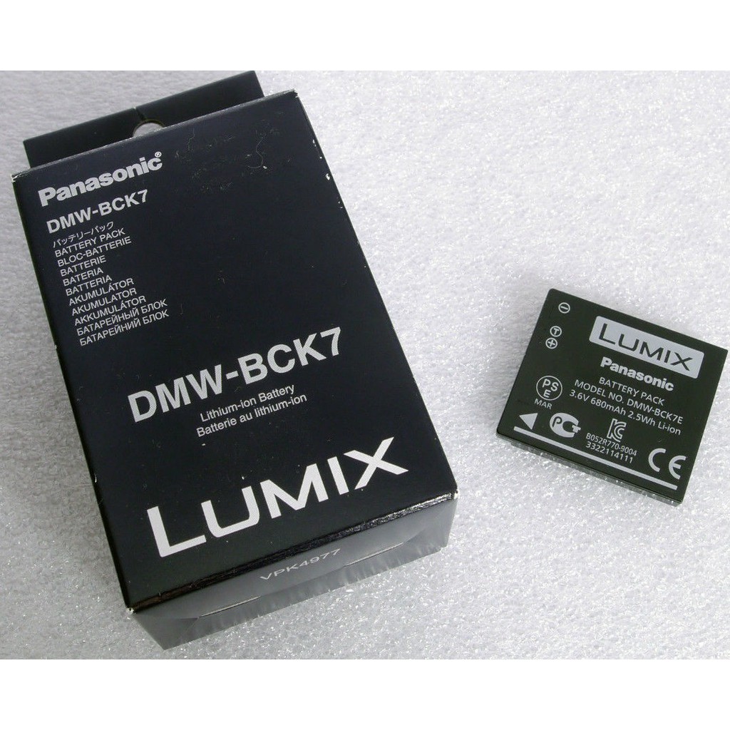 PIN PANASONIC DMW-BCK7, DUNG LƯỢNG CAO