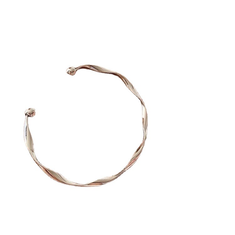 Vòng Đeo Tay Mở Bằng Hợp Kim Đơn Giản Thời Trang Dành Cho Nữ