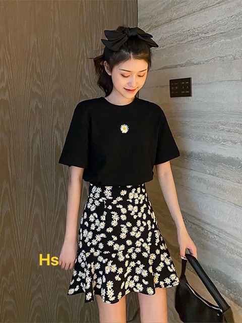[ Mã WASTAPR giảm 10K đơn 50K] Chân váy đuôi cá hoa cúc HSU1 | BigBuy360 - bigbuy360.vn