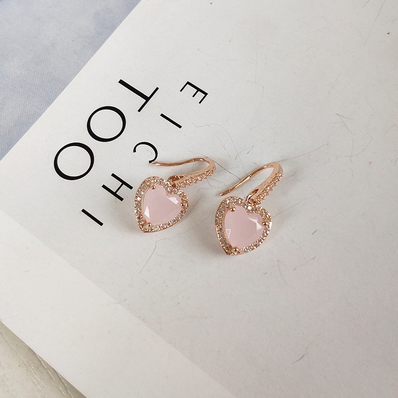 [Jiudolan] Bông Tai Đính Đá Opal Giả Thanh Lịch Thời Trang Nhiều Màu Sắc Lấp Lánh Dành Cho Nữ