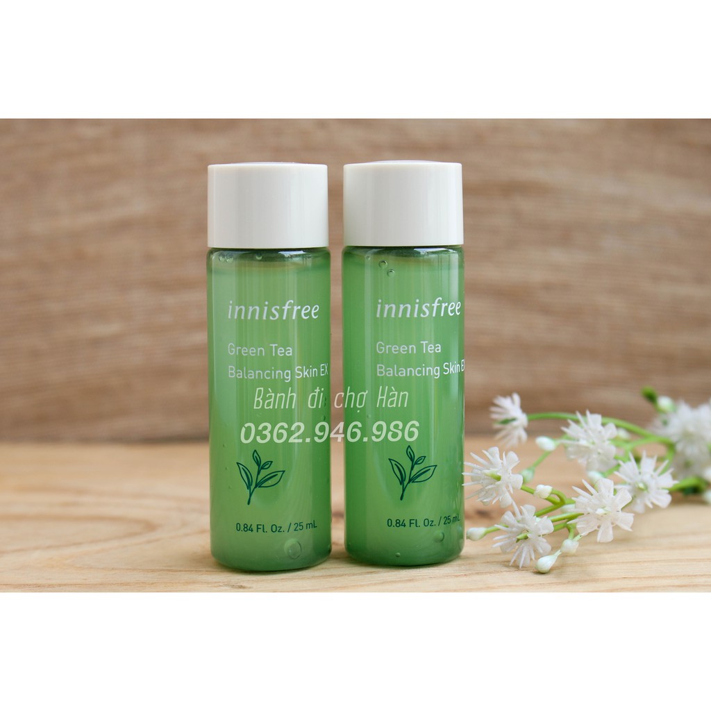 Nước Hoa Hồng INNISFREE GREEN TEA BALANCING SKIN EX 25ml | BigBuy360 - bigbuy360.vn