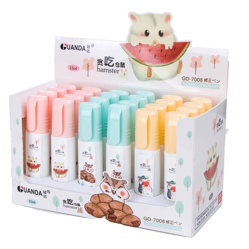 Bút xoá nước loại to 15ml hoạt hình dễ thương