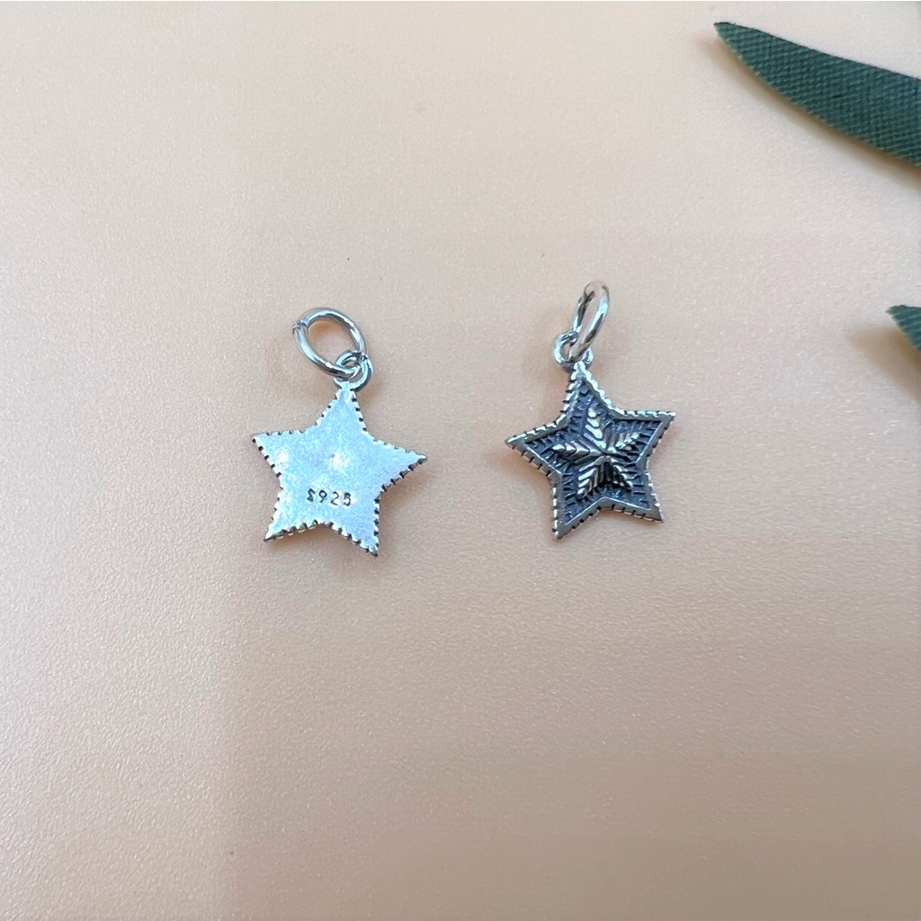 Charm treo bạc thái hình ngôi sao nổi - Charm Bạc 925 - Mã CA269