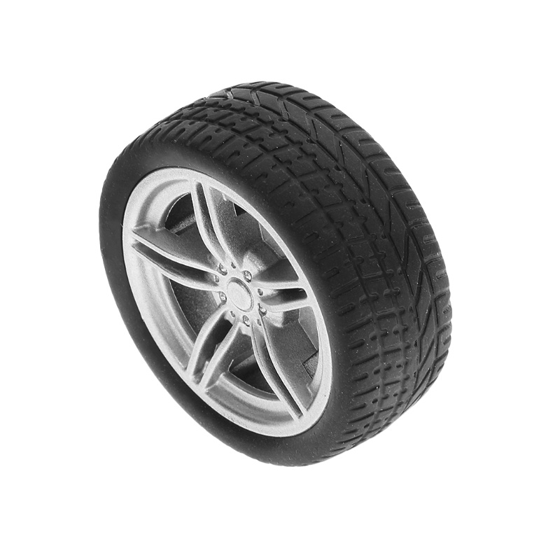 Bộ 4 Bánh Xe Cao Su Đồ Chơi DIY