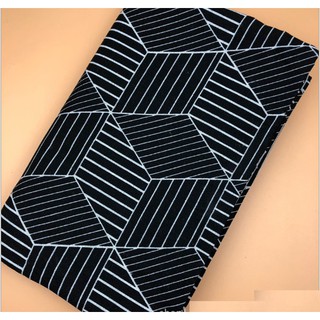Vải bố, vải canvas lập thể đen