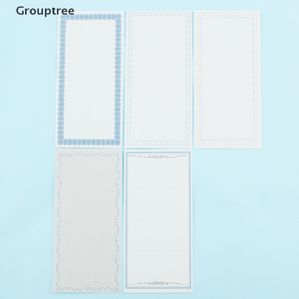 Grouptree Classic Vintage Border Note Series Memo Pad Diary Stationary Flakes Scrapbook VN