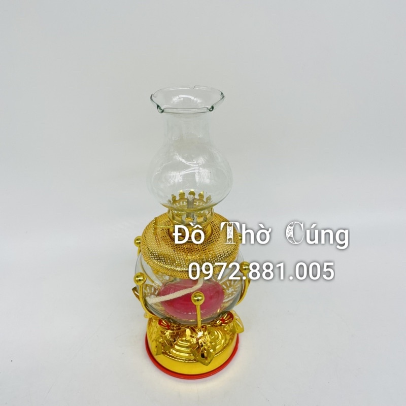 Đèn dầu lưu li - đèn thờ