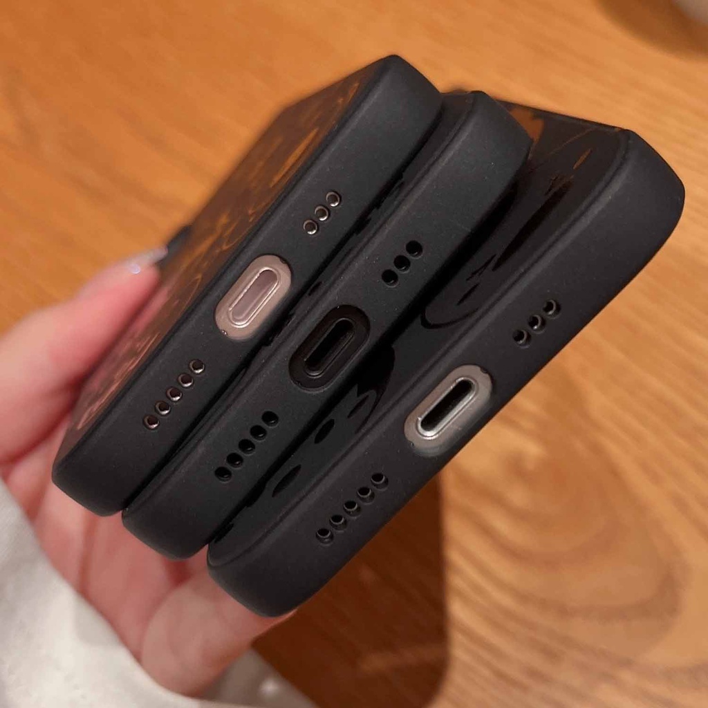 Ốp Điện Thoại TPU Mềm In Hình Gấu Hoạt Hình Dễ Thương Cho iPhone 13pro max 12pro X XS XR XSMAX 7 8 Plus