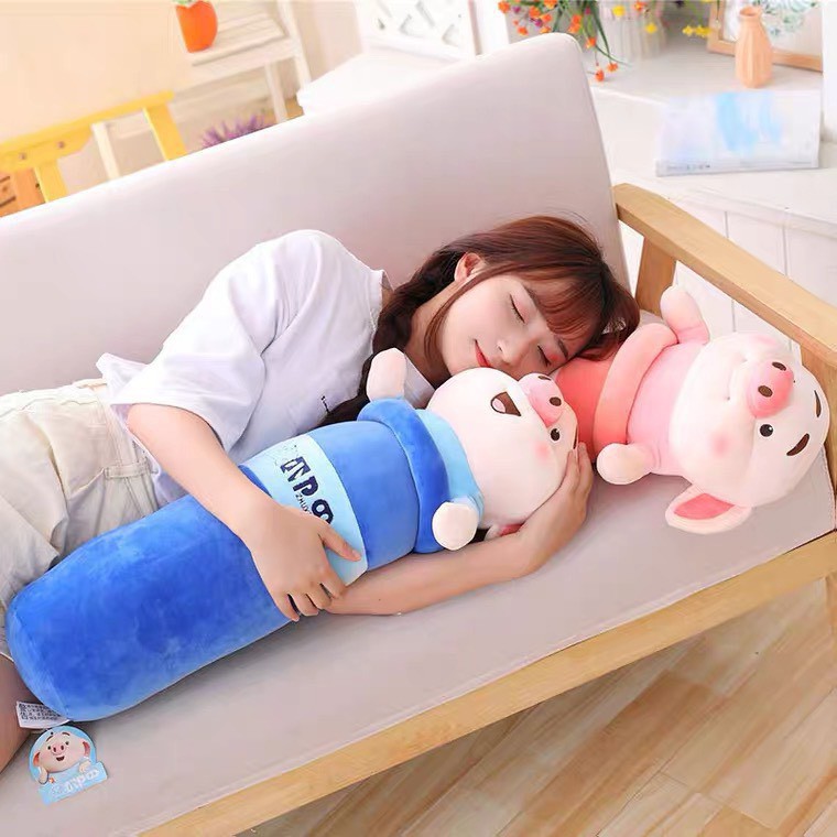 Gối Ôm Hình Heo Tiktok size 85cm Hàng Loại 1