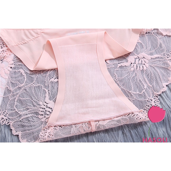 Quần Lót Nữ Su Phối Ren Cao Cấp Sexy Gợi Cảm S18