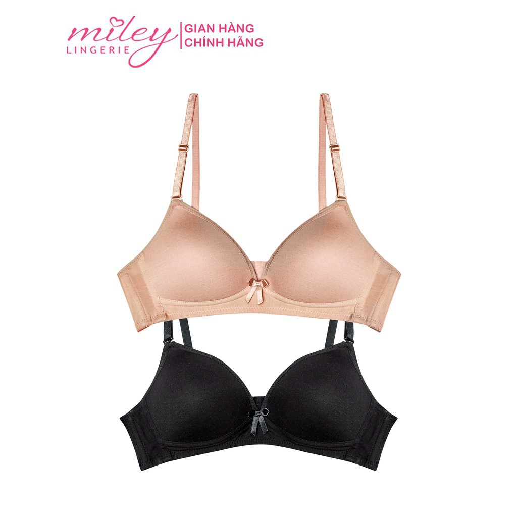 Set 2 Áo Ngực Nữ Cotton Không Gọng Miley Lingerie BRWxx015x2 | WebRaoVat - webraovat.net.vn