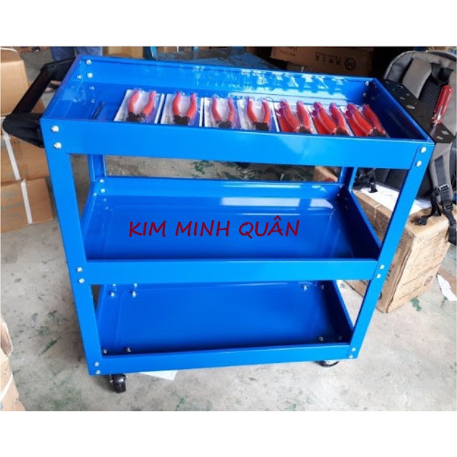 Xe Đẩy Công Cụ 3 Tầng Hợp Kim Thép 719*365*780mm L0053A CMART