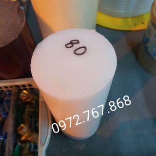 Nhựa POM 80*200mm (đường kính 80mm, dài 200mm)
